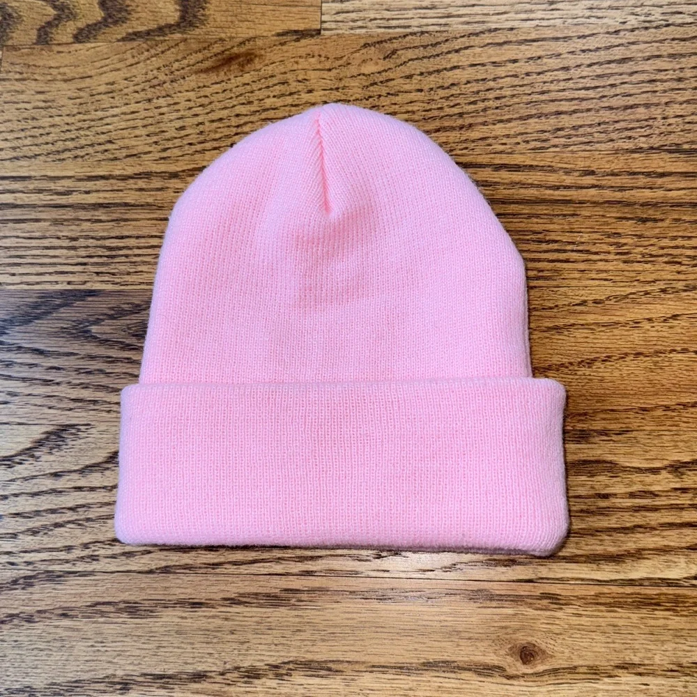 “Vail” Pink Baby Beanie, 0-24M